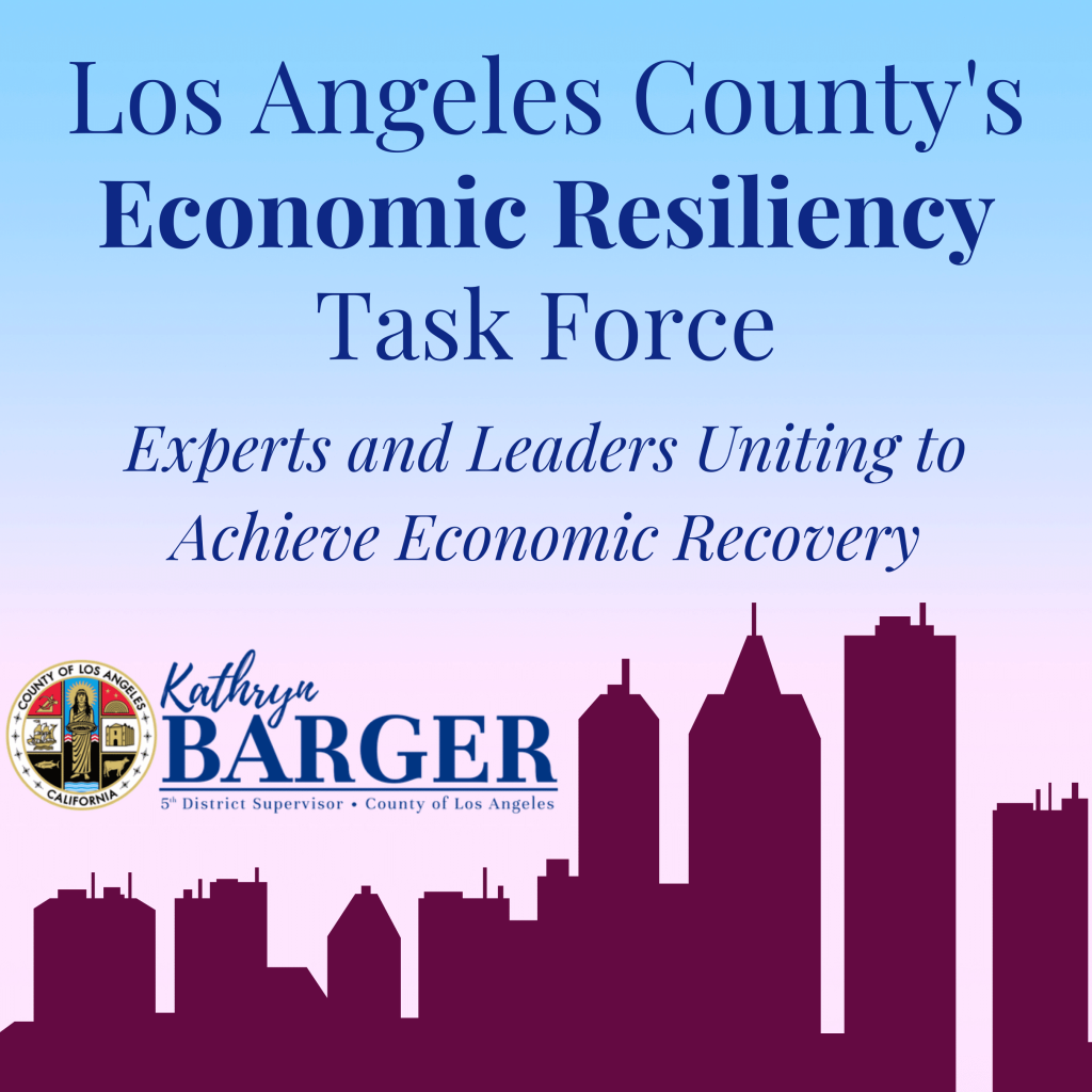 Supervisor Barger launches first meeting of the Economic Resiliency Task Force