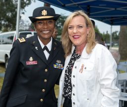Supervisor Kathryn Barger attends a Tribute to Veterans and Military Families, May 25, 2019, at Arcadia Park. (Photo by Michael Owen Baker)