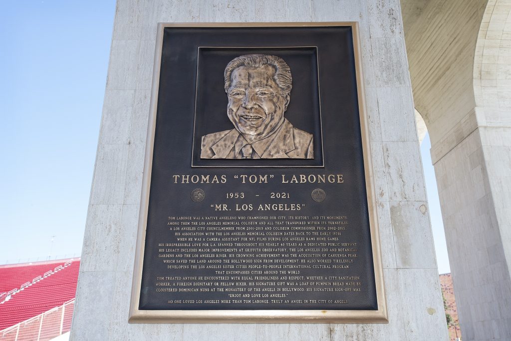 Barger Issues Statement on Tom LaBonge Induction into L.A. Memorial Coliseum Court of Honor