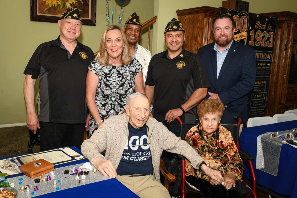 Supervisor Barger and Community Celebrate 100th Birthday of WWII Veteran in Sierra Madre