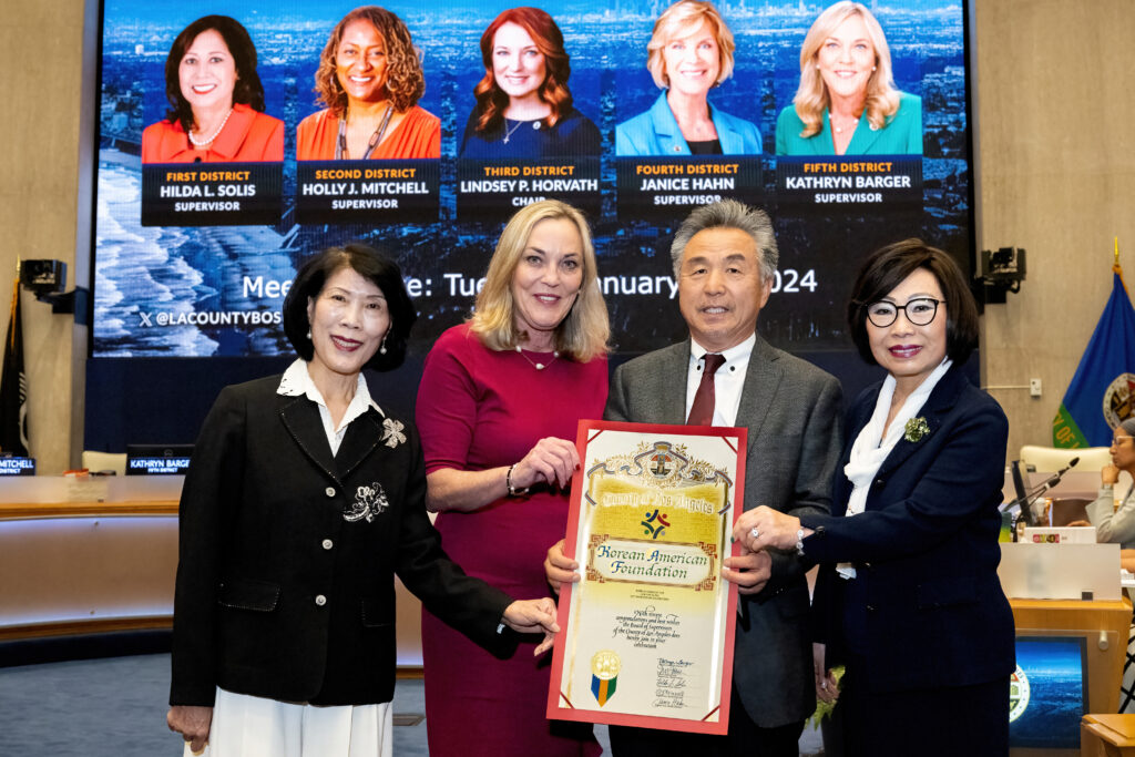 Barger Statement on Honoring Korean American Community During Board of Supervisors Meeting