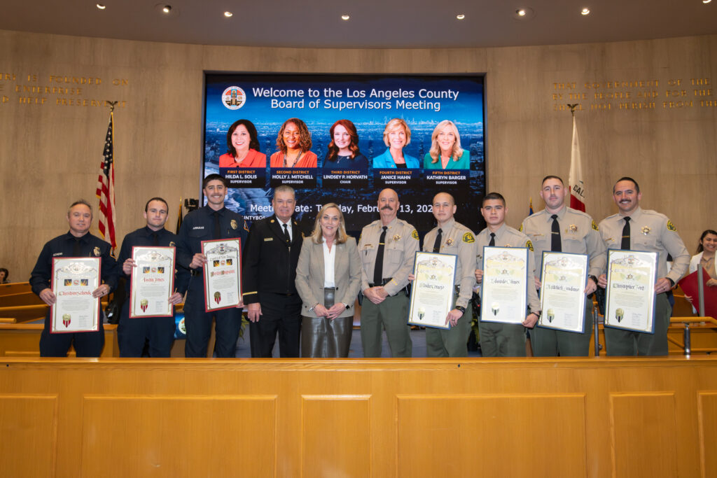 Barger to Honor Eight Heroic First Responders from La Cañada Fire Rescue