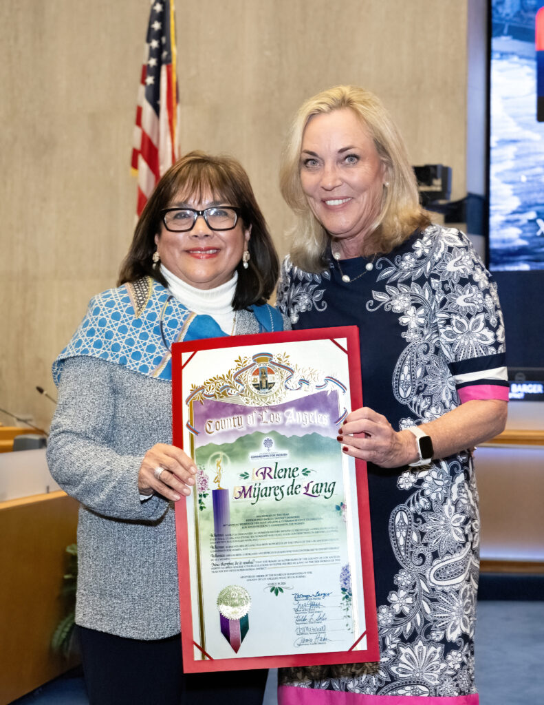 Barger Honors Pasadena’s R-lene Mijares de Lang as Fifth District Woman of the Year