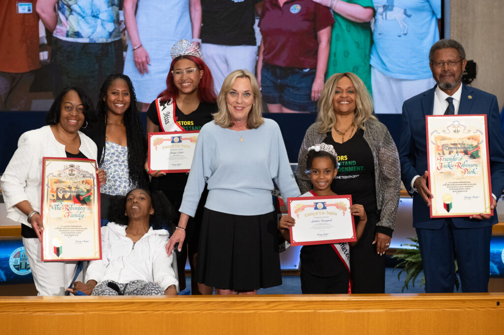 Barger Recognizes Friends of Jackie Robinson Park and Jackie Robinson’s Family in Honor of Juneteenth