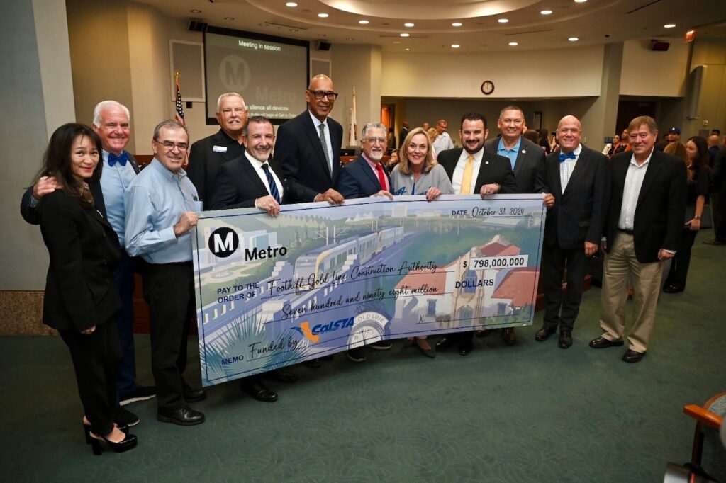 Barger Issues Statement on Approval of Funding Agreement to Extend  Metro A (Gold) Line to Montclair