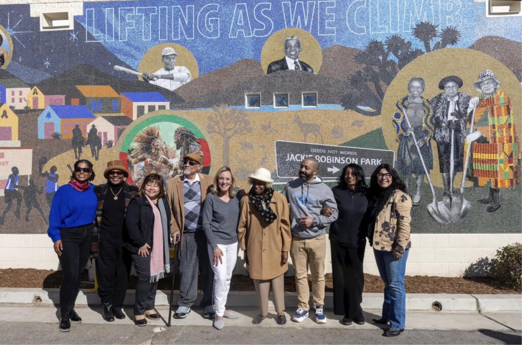 Barger, Artist and Community Leaders Unveil Giant Mural in Sun Village, Honoring Black Heritage