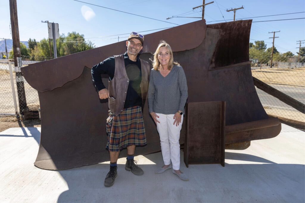 Barger Brings Unique “Saddle” LACMA Sculpture to the Antelope Valley