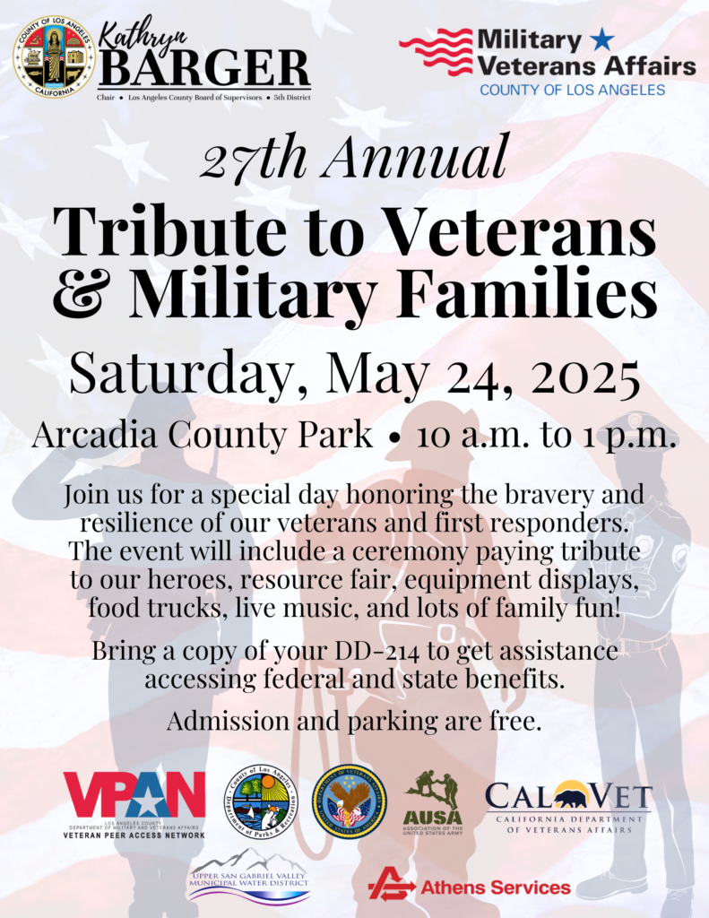 Barger to Host 27th Annual Tribute to Veterans and Military Families