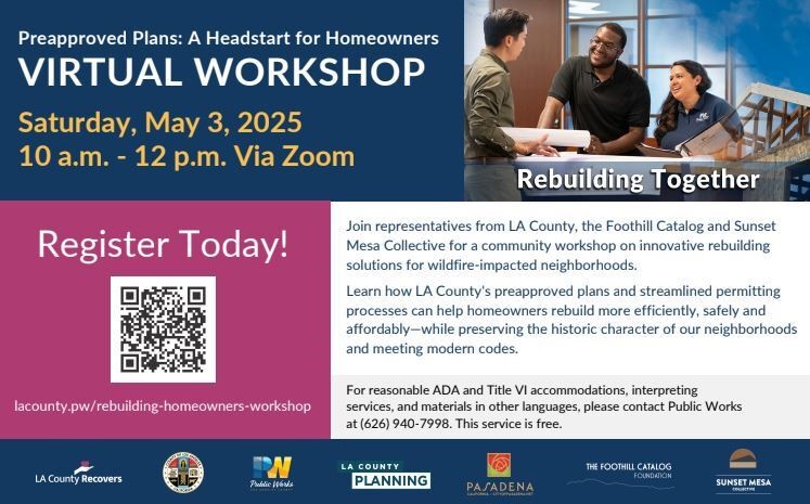 Barger Highlights Innovative Rebuilding Strategies in Free Workshop for Eaton Fire Survivors