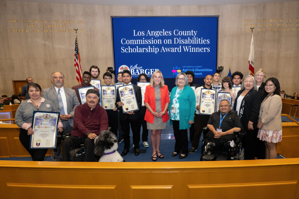 Barger Honors Los Angeles County Commission on Disabilities Scholarship Recipients
