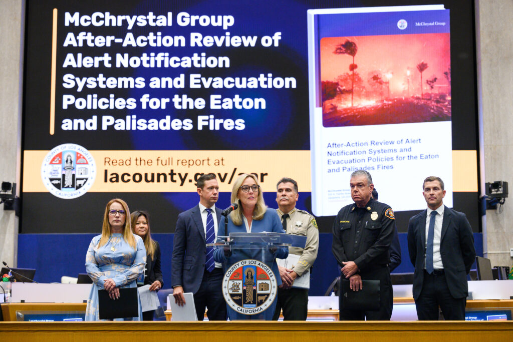 LA County Board of Supervisors Unanimously Adopts McChrystal Report Recommendations to Strengthen Emergency Response