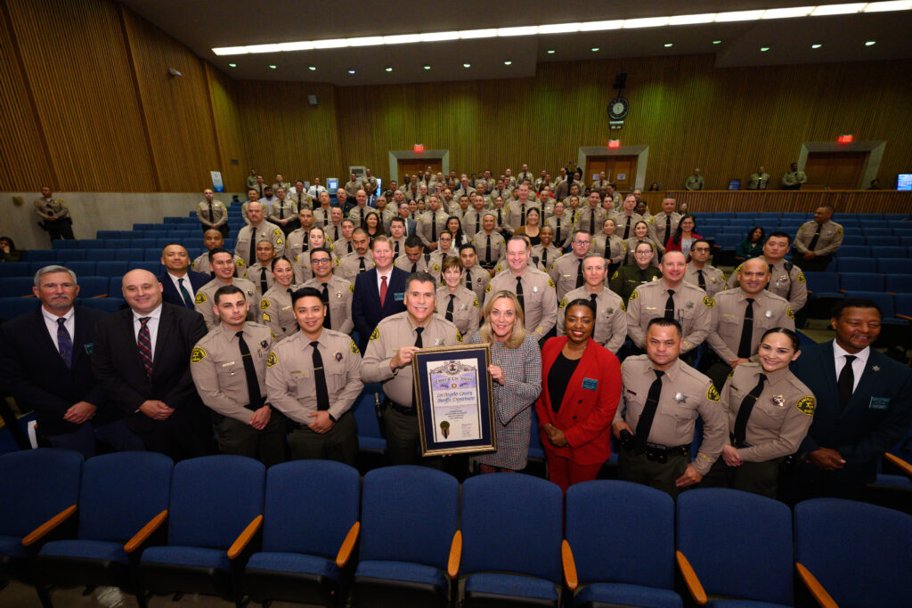 Supervisor Barger Honors Los Angeles County Sheriff’s Department for 175 Years of Service