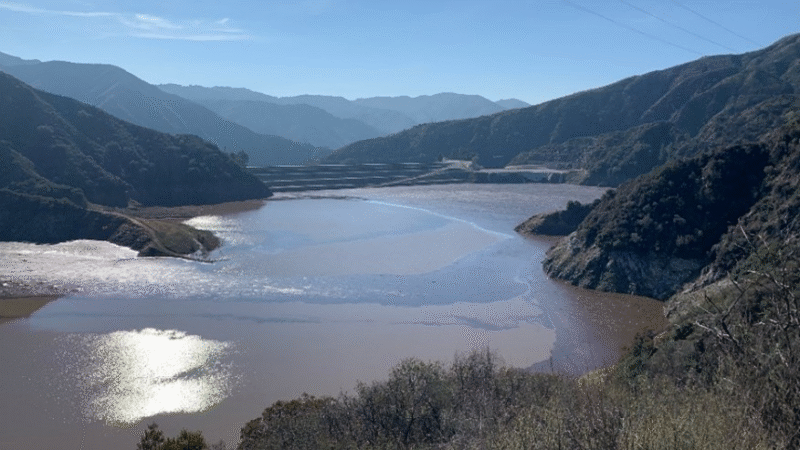 Powerful winter storms brought tons of sediment and debris into the San Gabriel Reservoir following the 2024 Bridge Fire.