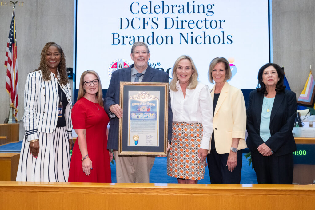 Supervisor Kathryn Barger Honors Retiring DCFS Director Brandon Nichols for 27 Years of Public Service